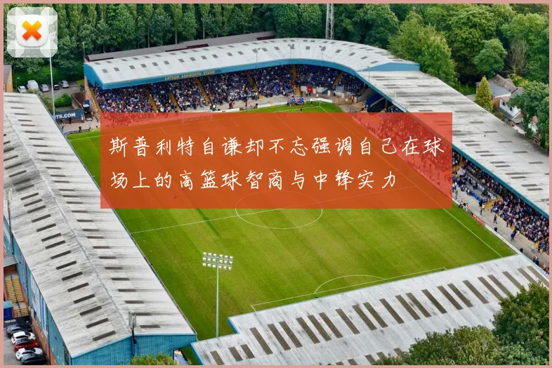 斯普利特自谦却不忘强调自己在球场上的高篮球智商与中锋实力